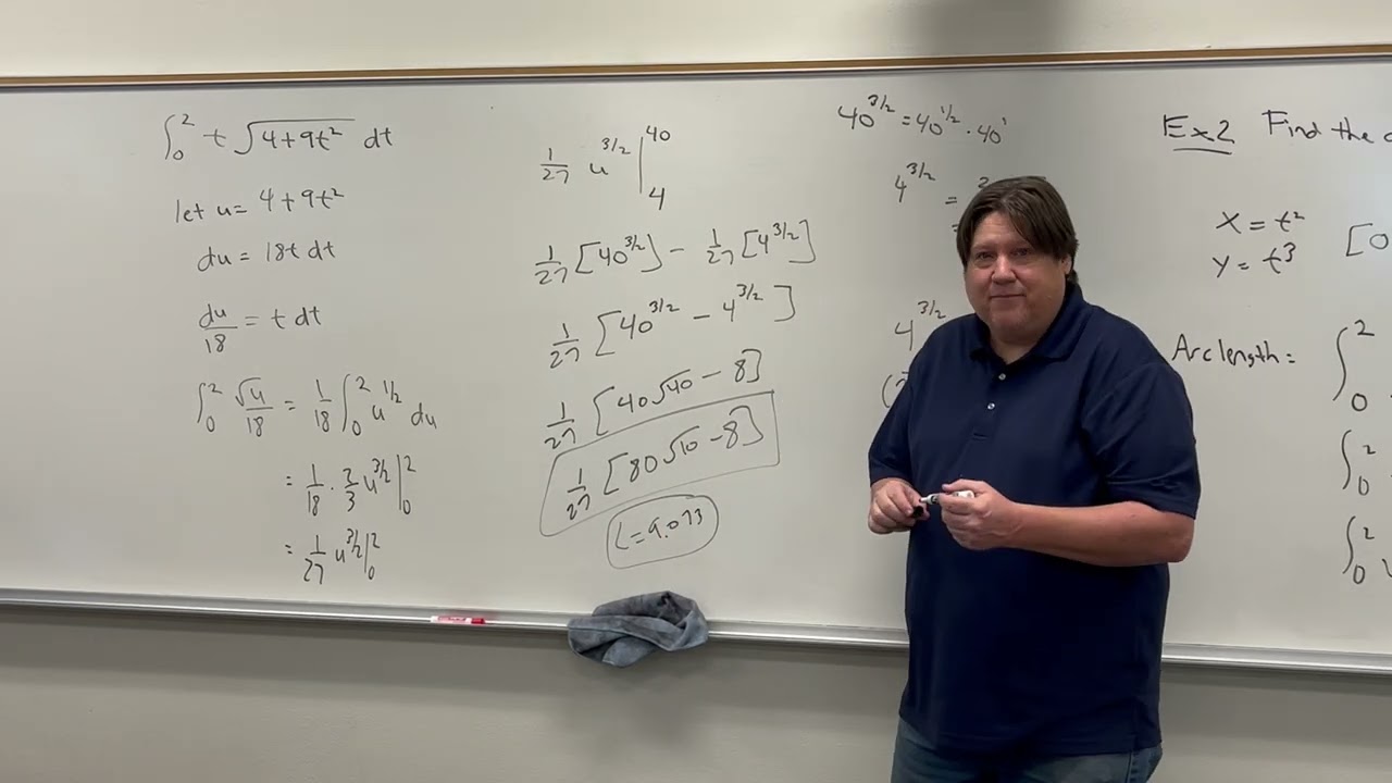 AP CALCULUS BC - Parametric Equations, Part III: Arc Length