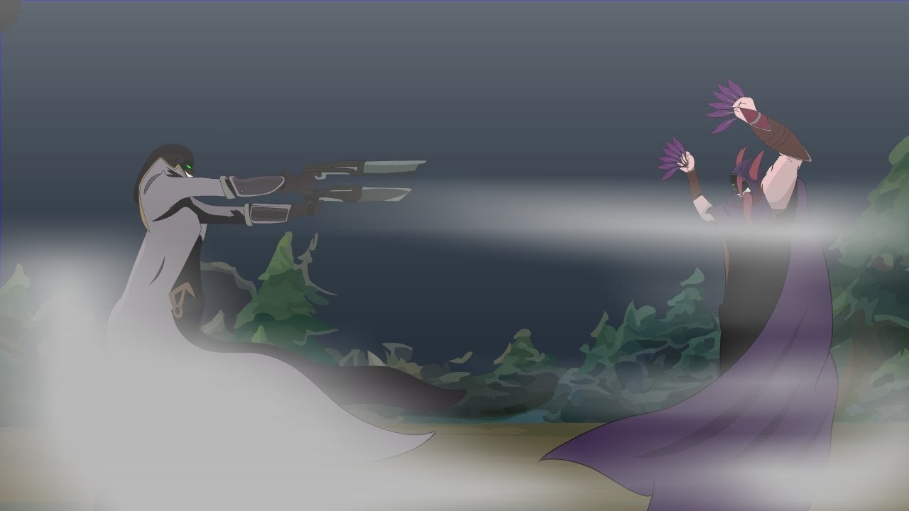 [롤 애니메이션] 원딜의 미친 신경전 / LOL Animation  Range