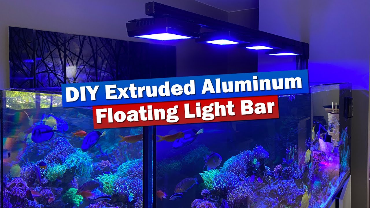 DIY 8020 Extruded Aluminum Saltwater Aquarium Light Mount