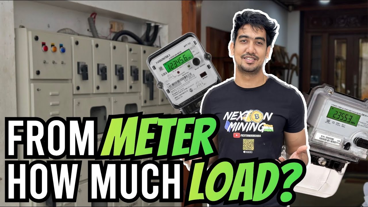 How many Asic Miners on your Electricity Meter?⚡️ How much power? 🔥 🚀 Crypto Mining India #Crypto