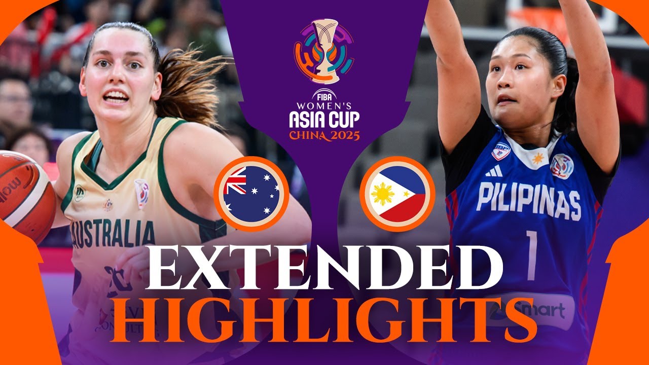 Australia 🇦🇺 vs Philippines 🇵🇭 | Extended Highlights | FIBA Asia Cup Women 2025