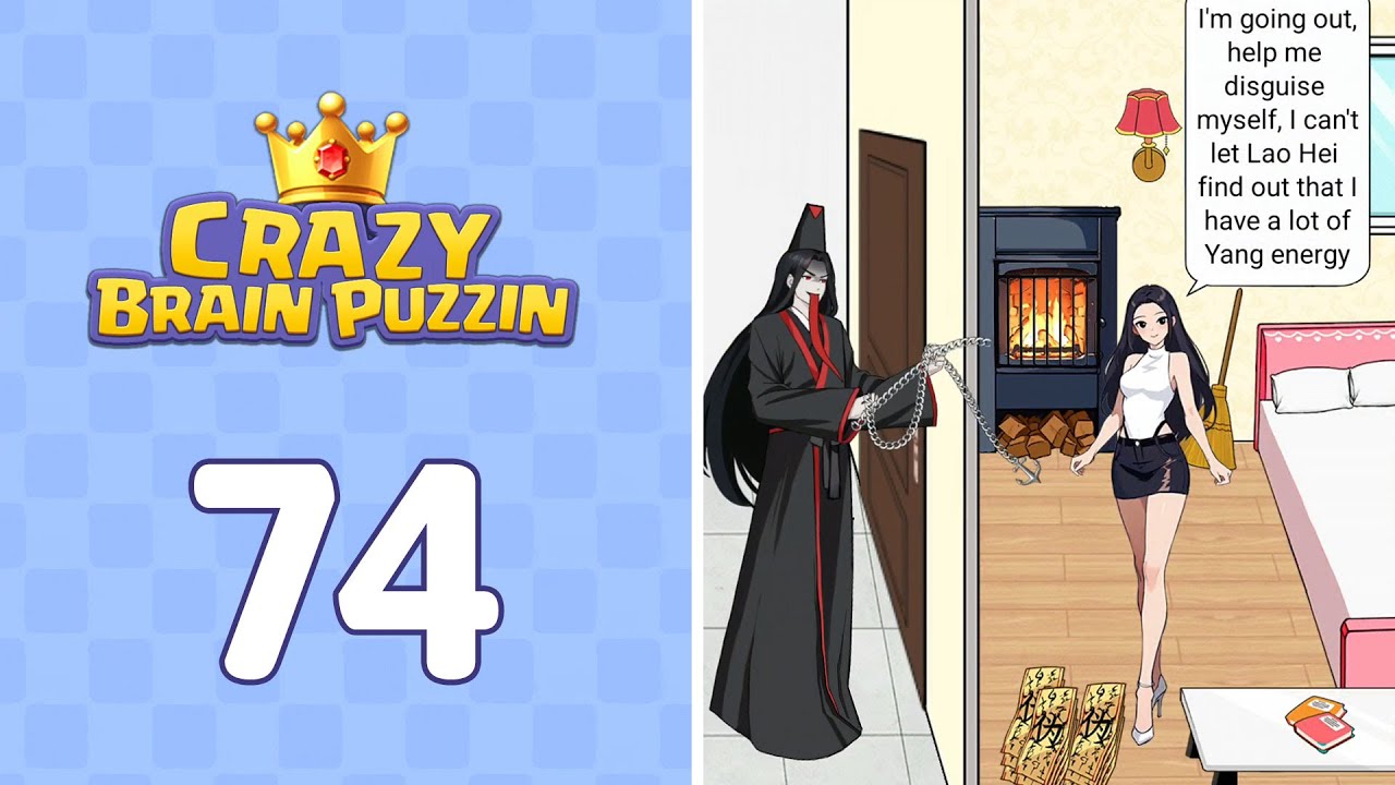 Crazy Brain Puzzle Level 74 Ghost Knocks | Complete Walkthrough & Solutions! 🎯