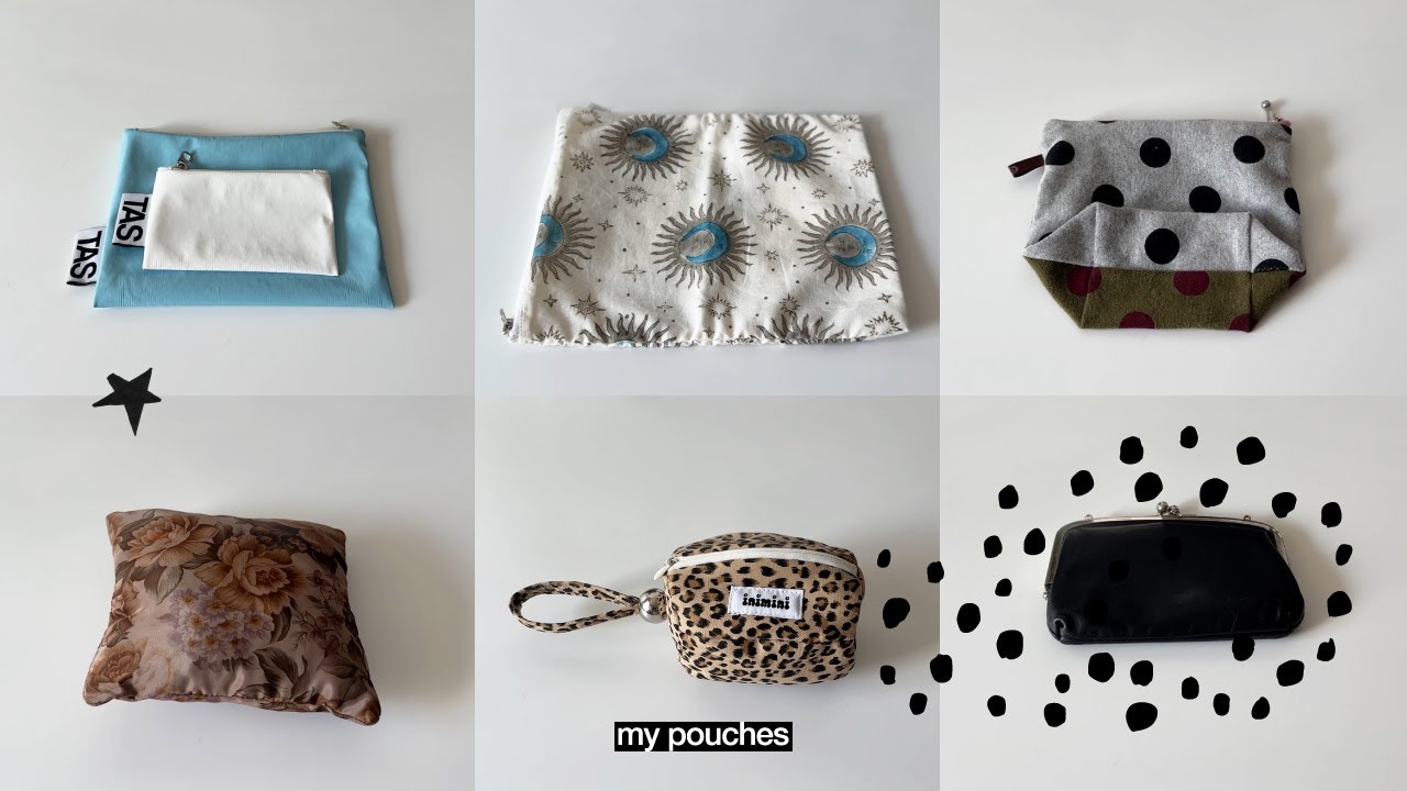 my pouches • 자주 쓰는 파우치 추천