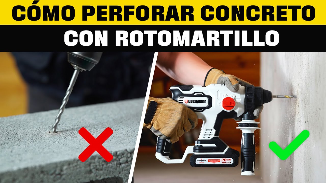 Rotomartillo en Hormig&oacute;n: T&eacute;cnicas para perforar concreto I Lo Mejor