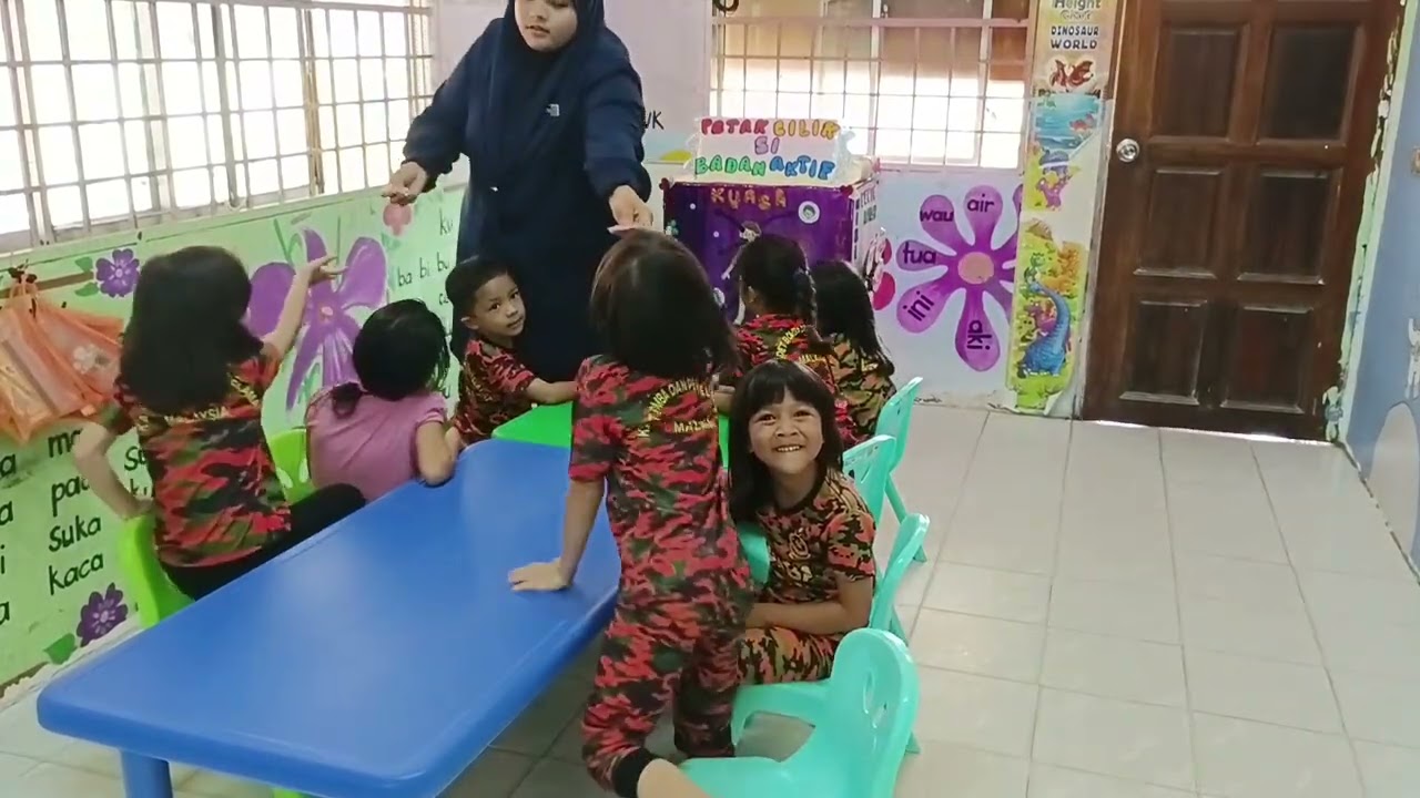 Aktiviti Pembelajaran Tadika (Kenali Anggota Badan)