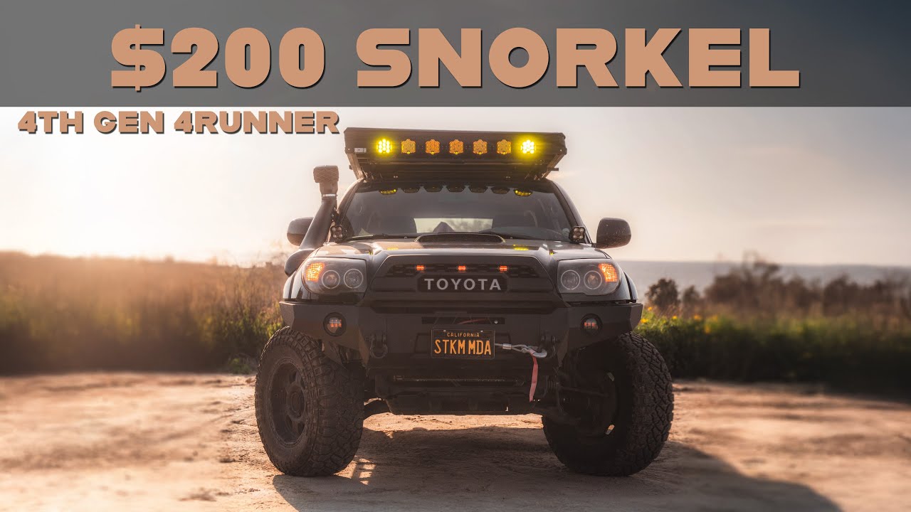 Как установить 4Runner Snorkel 4-го поколения