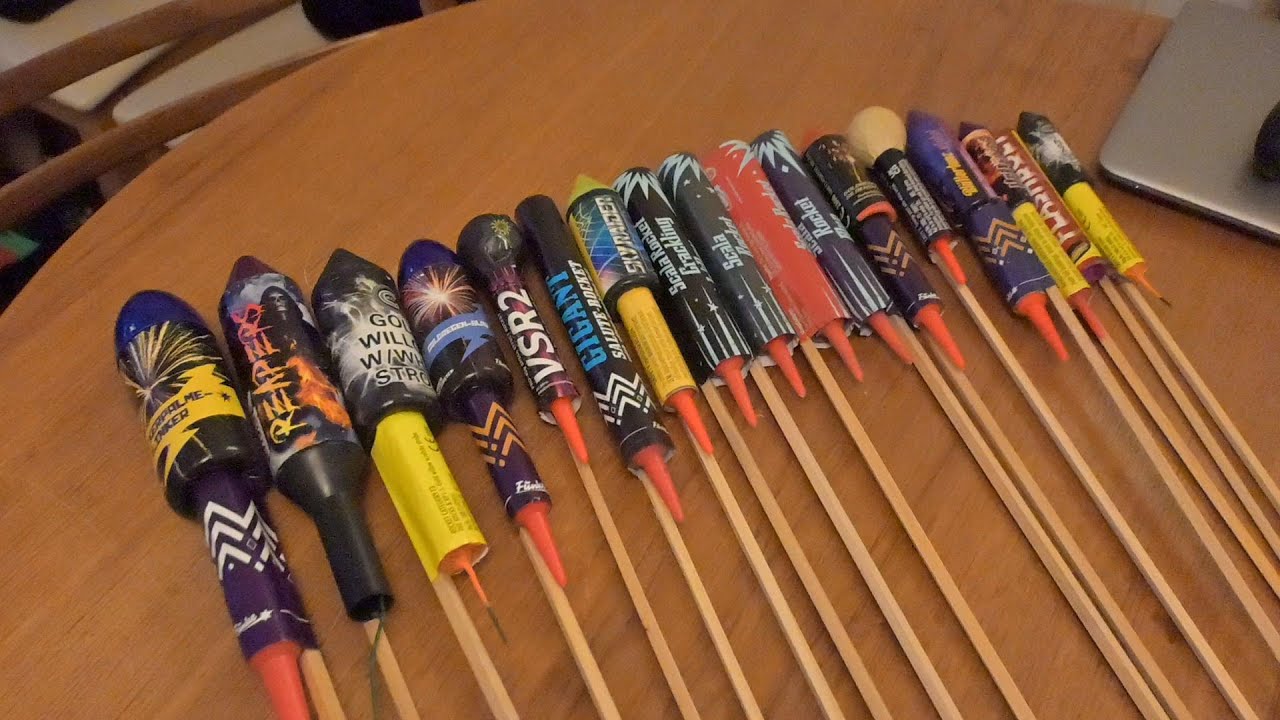 UK Fireworks 2024 Rocket Shootout
