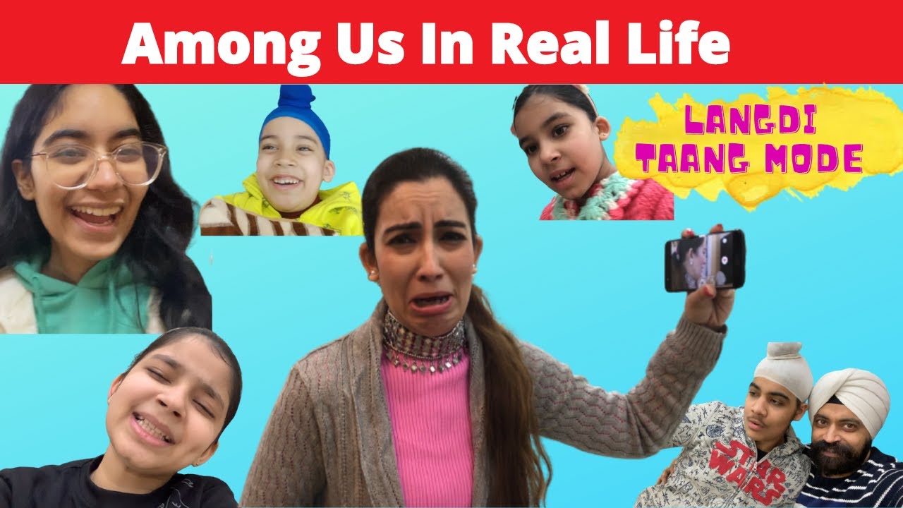 Among Us In Real Life - Langdi Taang Mode | RS 1313 VLOGS | Ramneek Singh 1313