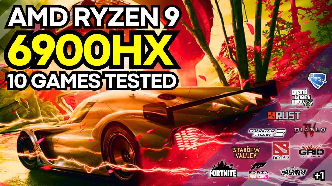 AMD Ryzen 9 6900HX Gameplay Benchmarks [Gaming Test with Radeon 680M]