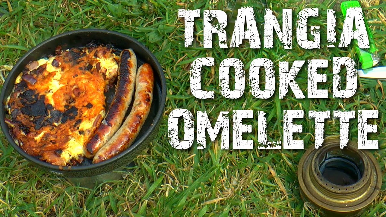 COOKING OMELETTE on a TRANGIA MINI - Camp Cooking during Lockdown