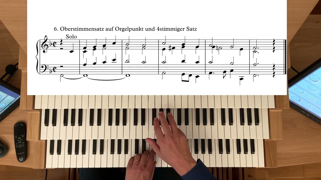Orgelspiel im Gottesdienst - Intonationen / kleine Vorspiele auf der Basis des vierstimmigen Satzes