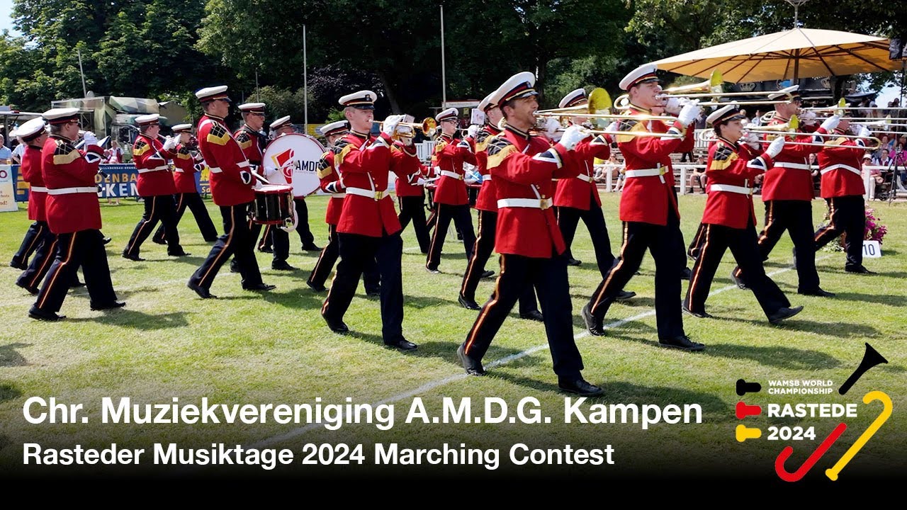 Chr. Muziekvereniging A.M.D.G. Kampen - WAMSB Marching Contest - Rasteder Musiktage 2024