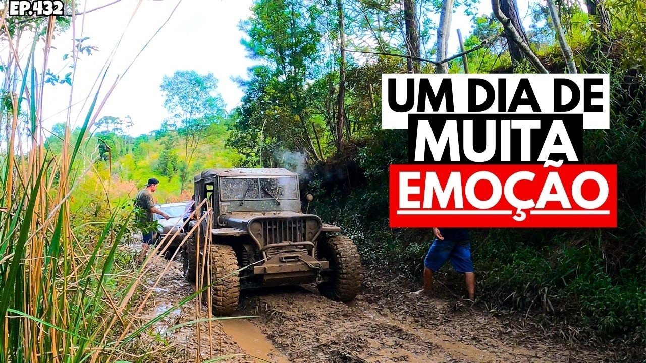 TRILHA NO MATO COM VEÍCULOS OFF ROAD,  MUITA AVENTURA E EMOÇÃO. EP432