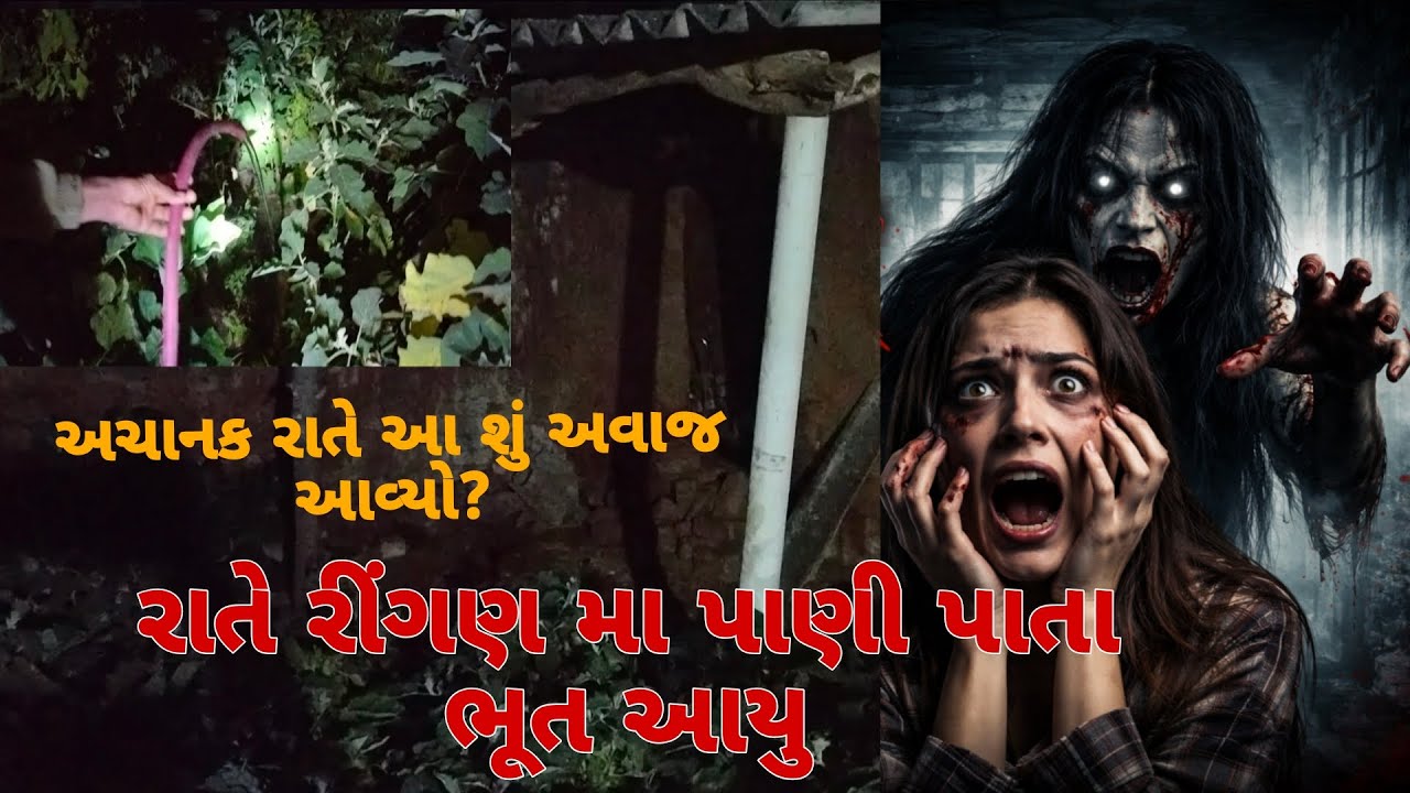 #ભૂત #રાતે રીંગણ મા પાણી પાતા ભૂત આયુ #રાતે અચાનક આ શું આયુ#ભૂત કેવા હોય તે ખરેખર રાતે જોયું#horror 