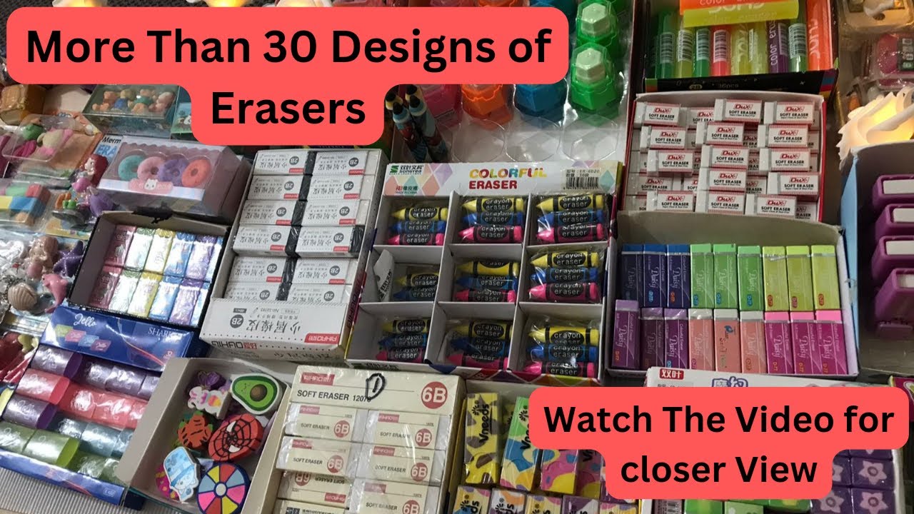 Cute Fancy Eraser|School supplies2023|unique Stationery Item #onlineshopping #onlineshoppingchannel