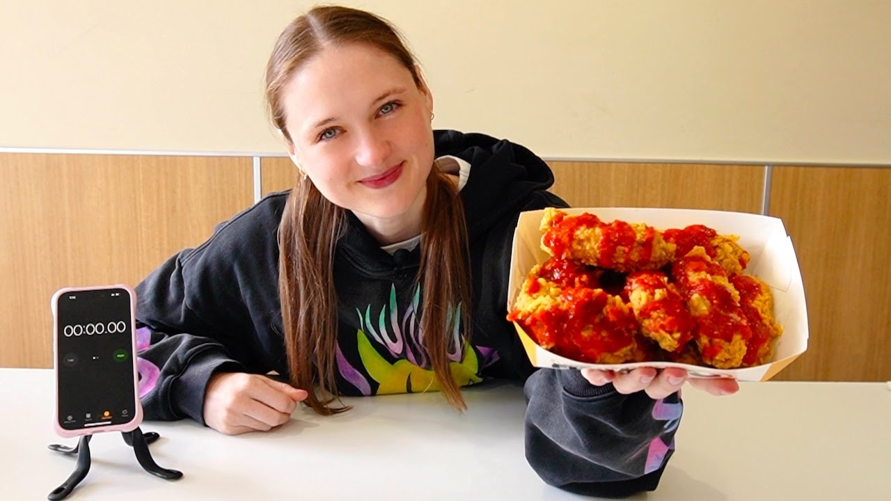 Texas Chicken Carolina Reaper Hot Wing Challenge