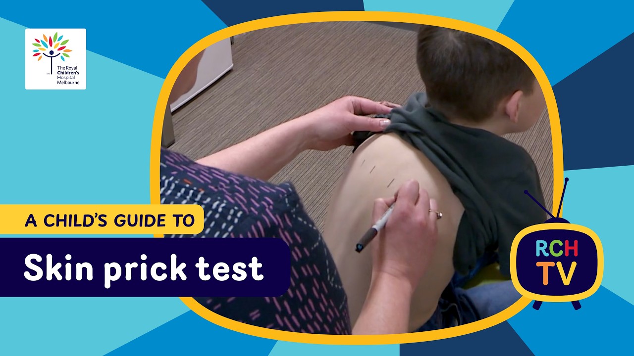 A child's guide to hospital: Skin Prick Test