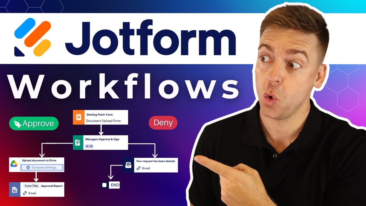 Build No-Code Workflows in Minutes | Workflow & Form Builder (Jotform Tutorial)