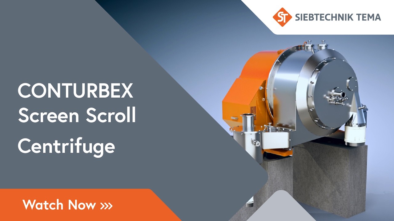 CONTURBEX screen worm centrifuge