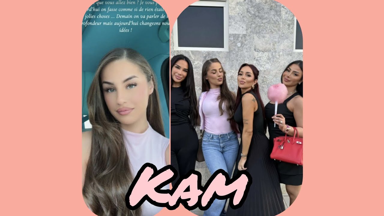 Kam et ses enfants à l'anniversaire de Manny fils de Milla Jasmine pour ses 3 ans 😋🥰😇