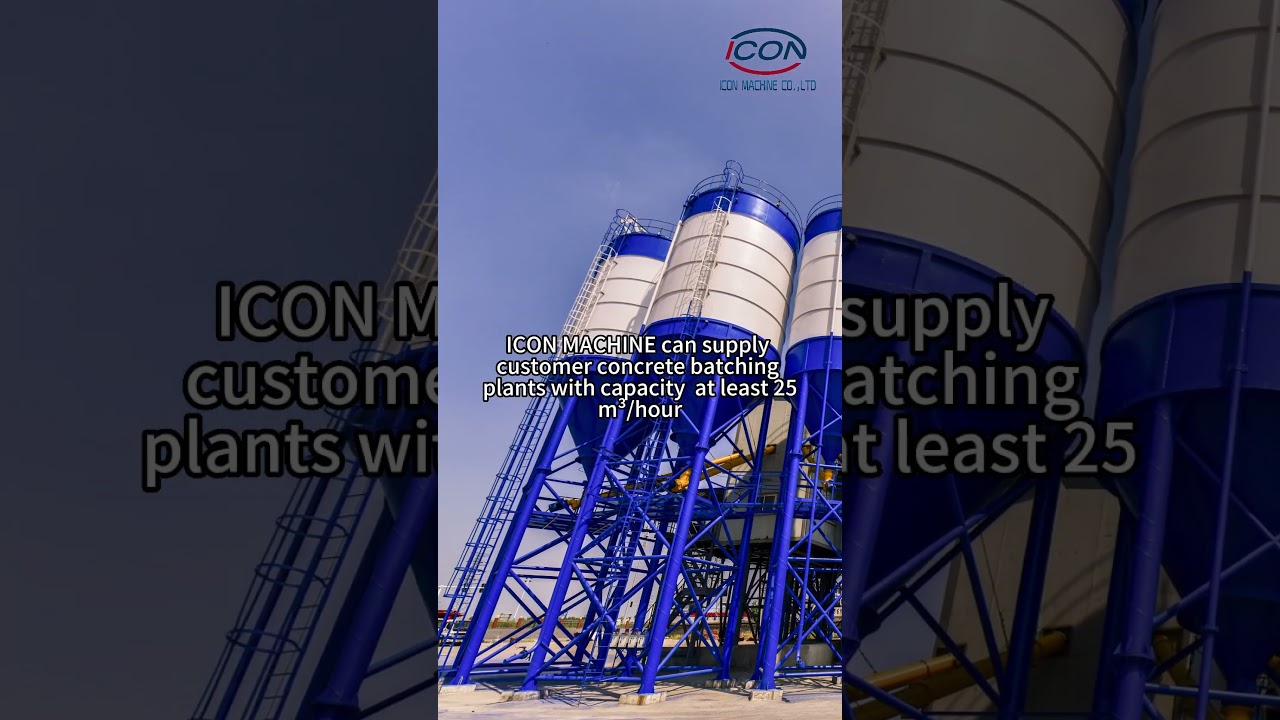 Supply of concrete batching plant, readymix concrete machine，Icon machine Co.,ltd (China)