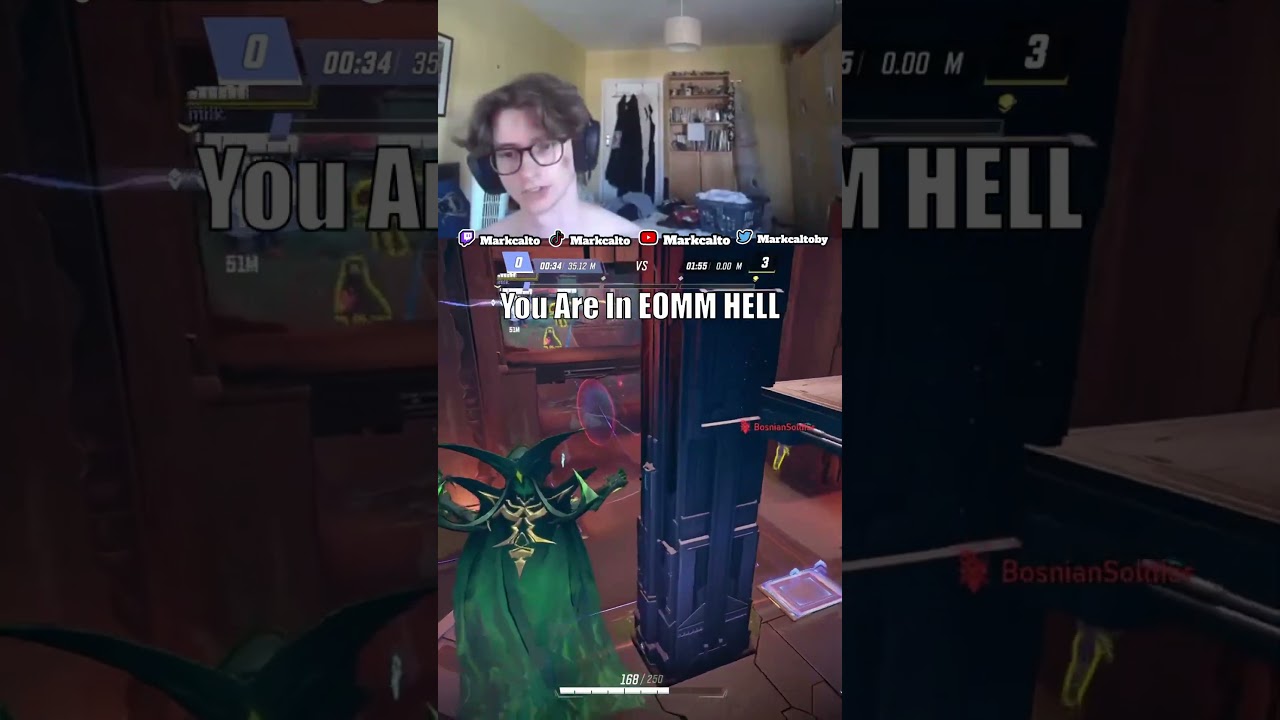 EOMM HELL #shorts #marvelrivalsranked #eomm #eommhell #marvelrivals #markcalto #rankedclimb