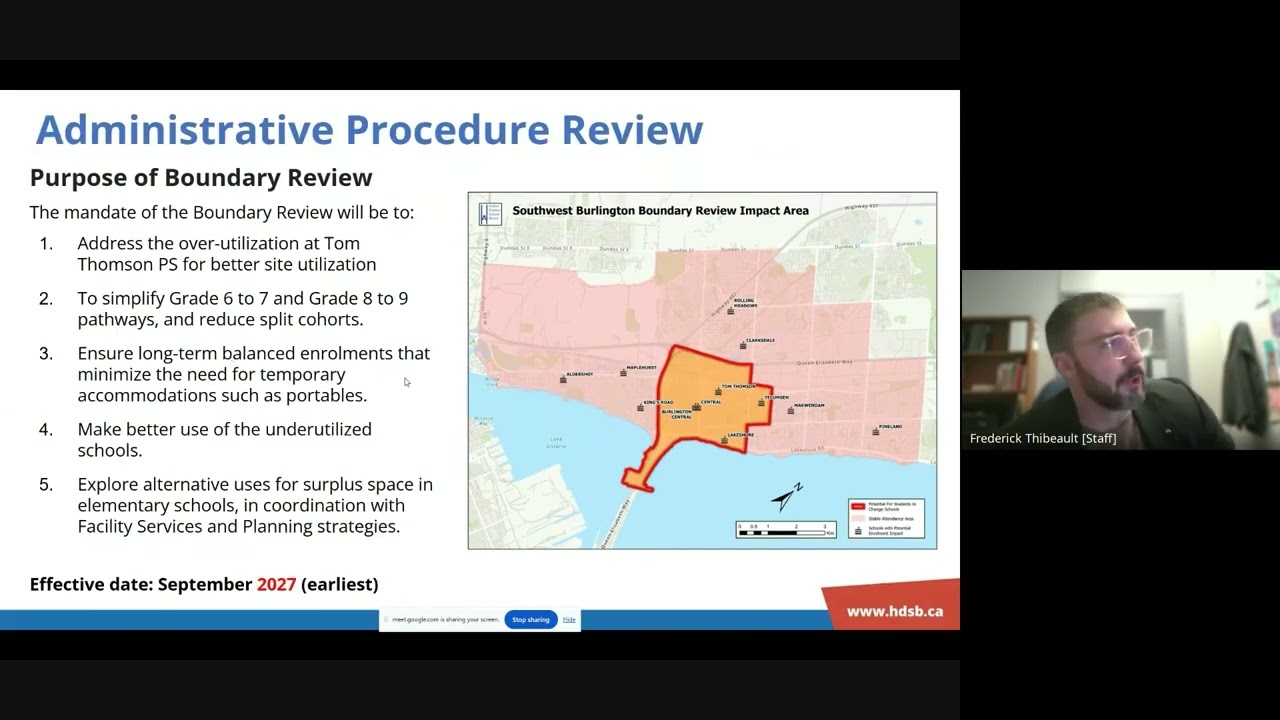 Burlington SW Elementary School Boundary Review - BRC Meeting #1