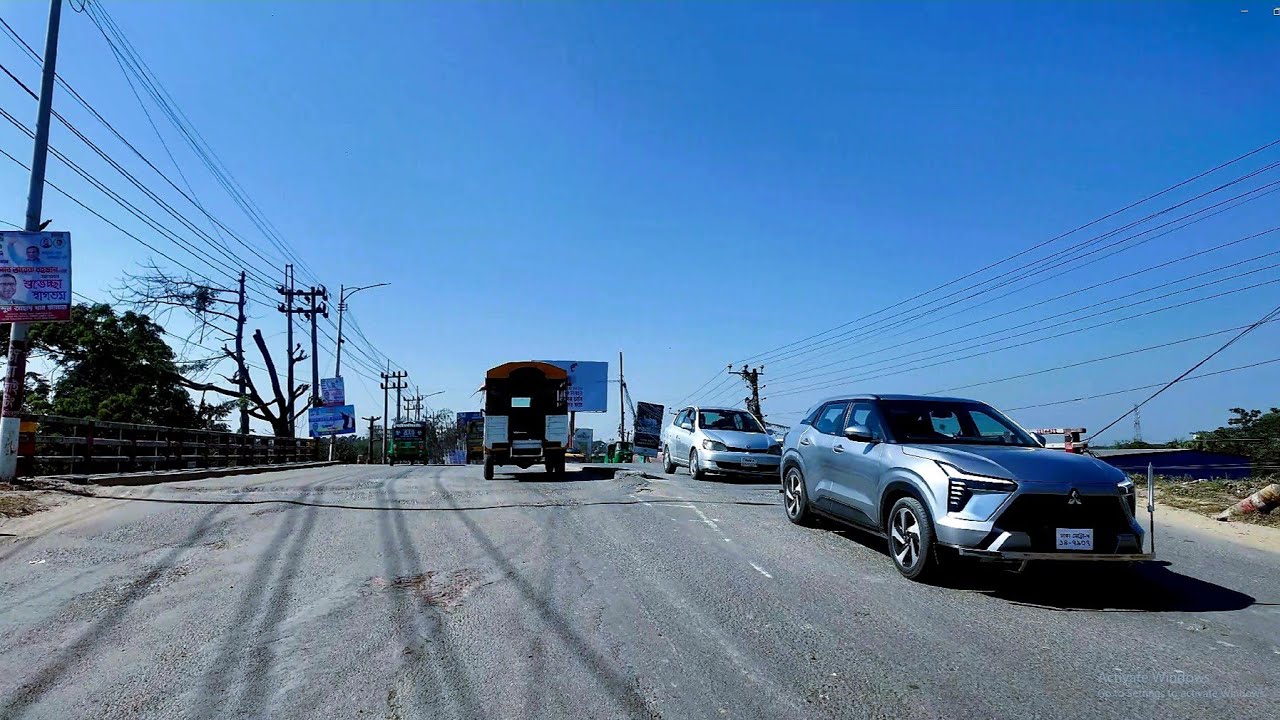 Sylhet City Road View | Bondor Bazar to Chandipul | Bright Sunny Drive 2026