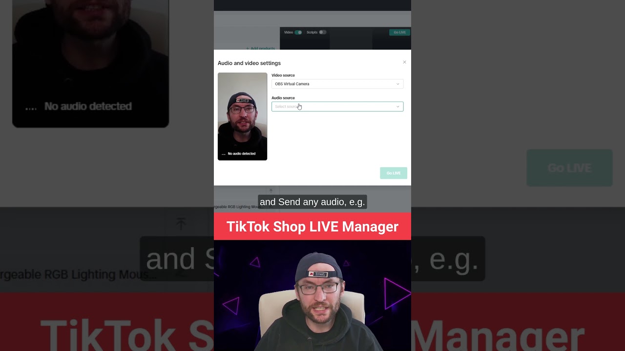TikTok Shop LIVE Manager &mdash; как вести трансляцию с ПК/Mac для продавцов