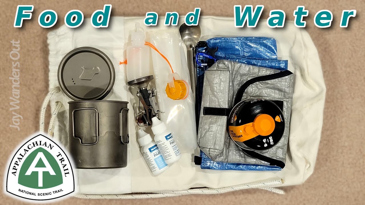 Appalachian Trail 2022 Detailed Gear - Food and Water