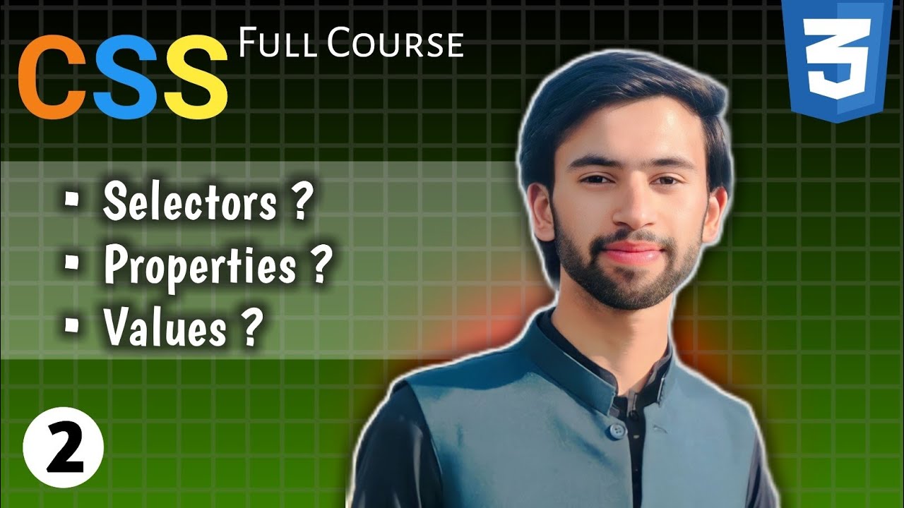 What is CSS Selectors, Properties & Values! - In Urdu | Grow With Mehran
