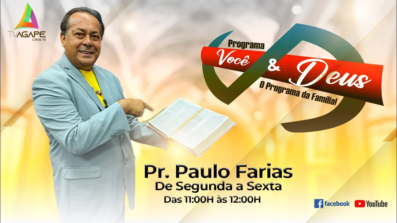VOCÊ & DEUS com Pastor Paulo Farias 27-01-2025