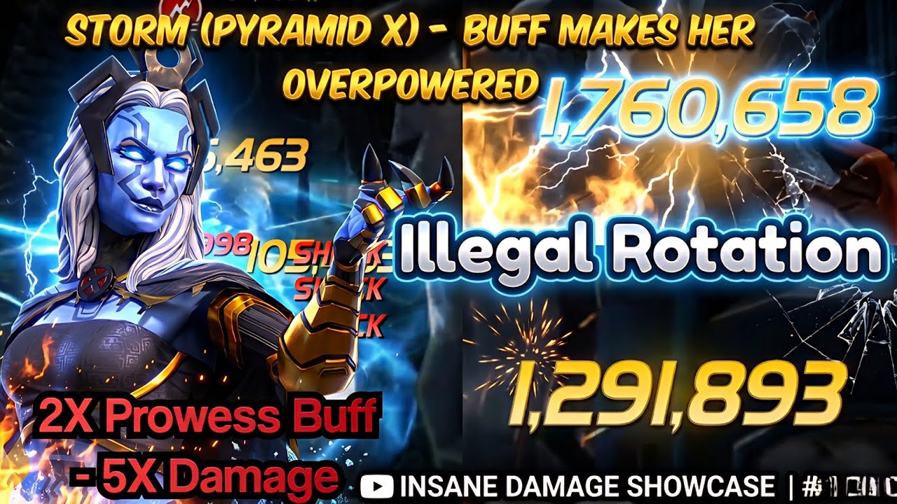 Storm X Buff Makes her overpowered. ⛈️  - Illegal Rotation 