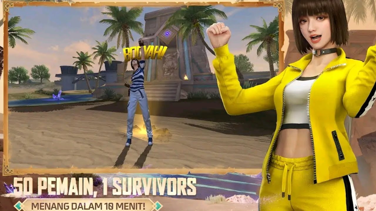 BERMAIN FREE FIRE UNTUK PERTAMA KALINYA