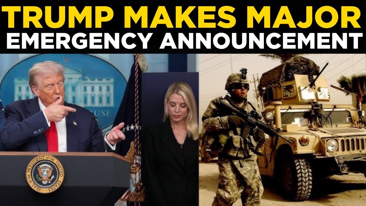 WORLD NEWS LIVE: Trump Makes SHOCK Emergency Declaration at White House | US NEWS| Times Now World