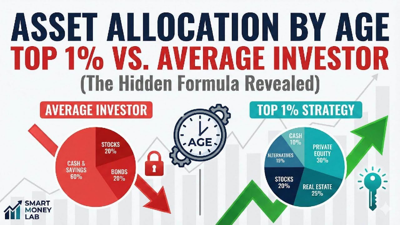 Asset Allocation by Age: Where the Top 1% Put Their Money (vs. The Average Investor)