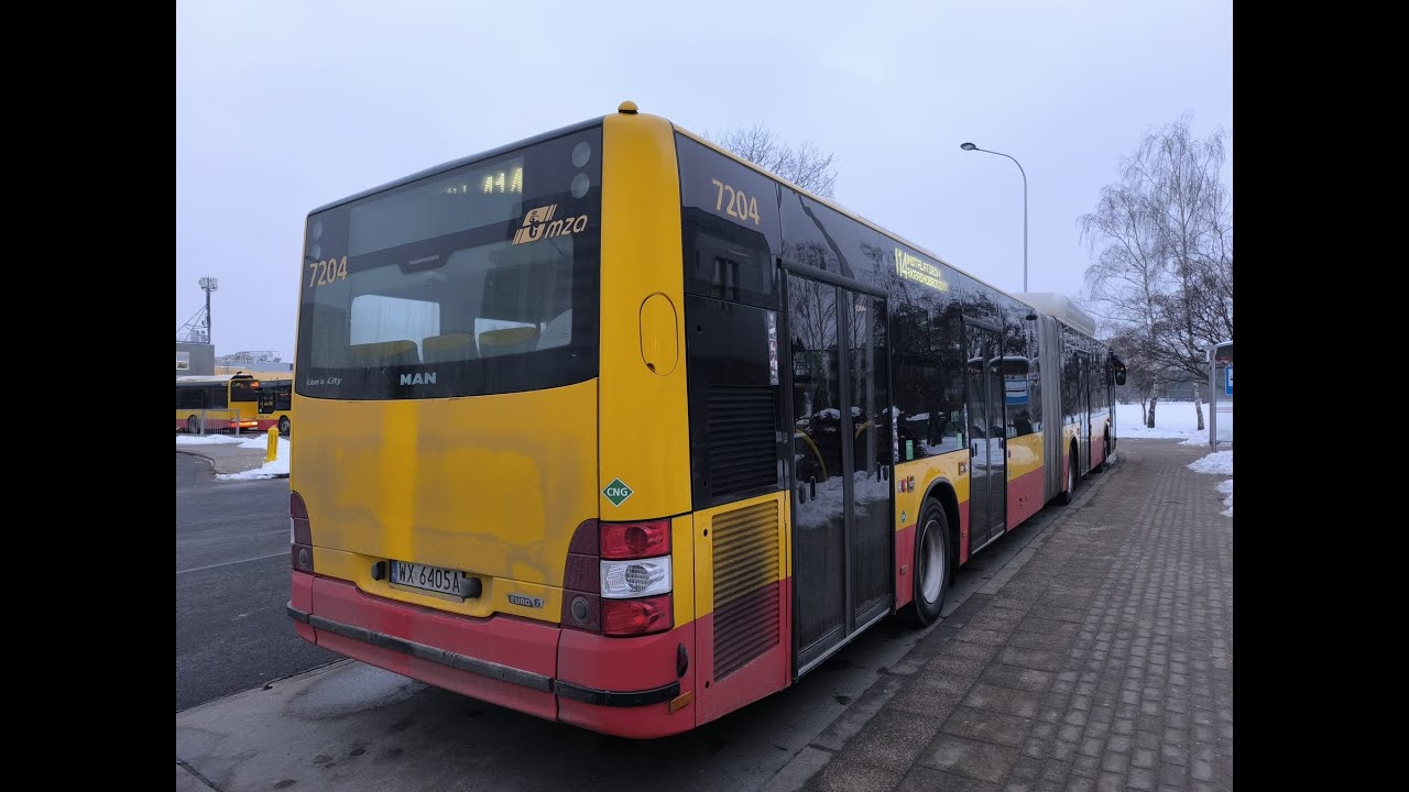 MAN NG313 Lion's City G CNG A23 na linii 414 (Przejazd Bródno-Podgrodzie - Żerań FSO)