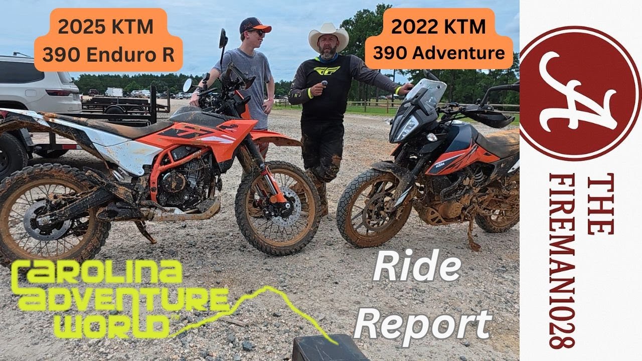2025 KTM 390 Enduro R и 390 Adventure: отчёт о заезде Carolina Adventure World Ride