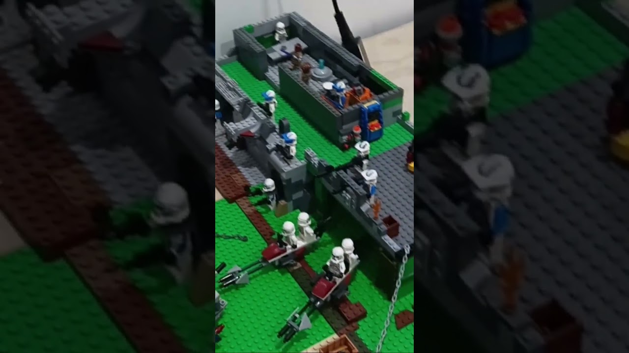 Lego STAR wars updated clone vs droid moc 