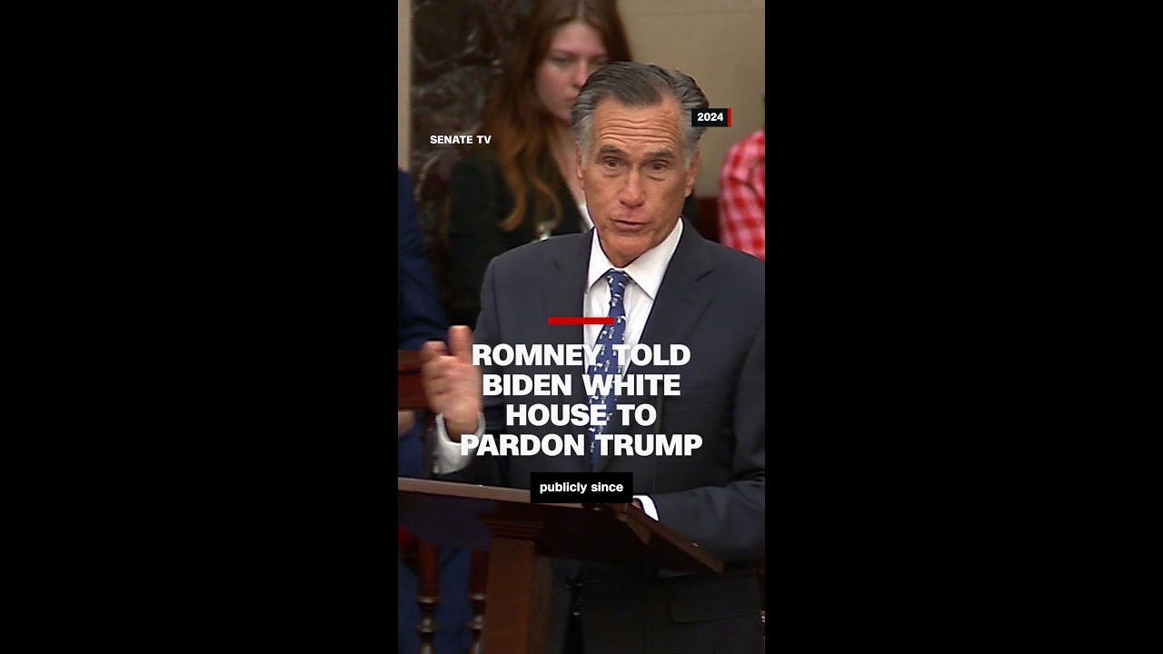 Romney told Biden White House to pardon Trump
