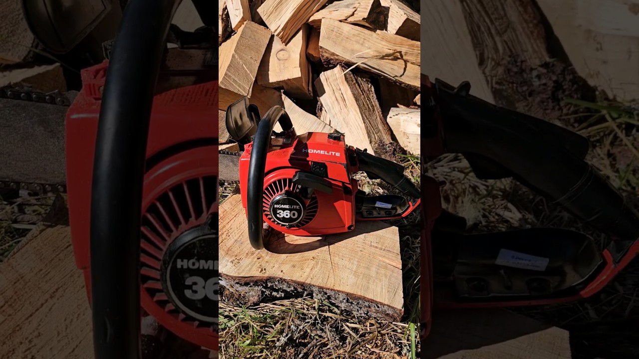Homelite 360 First Run In Years #chainsaw
