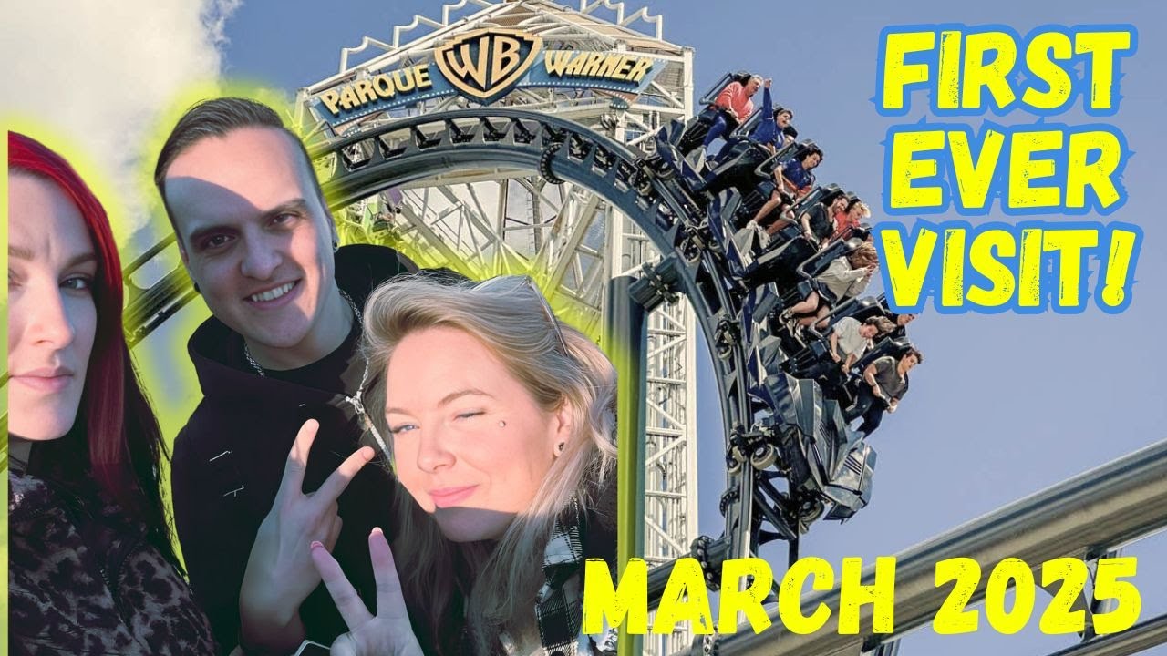 First ever visit to Parque Warner Madrid | vlog| March 2025