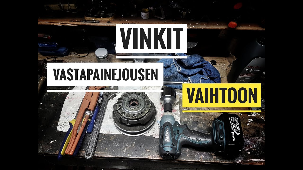 Vastapainejousen vaihtaminen | Tips on changing torque spring