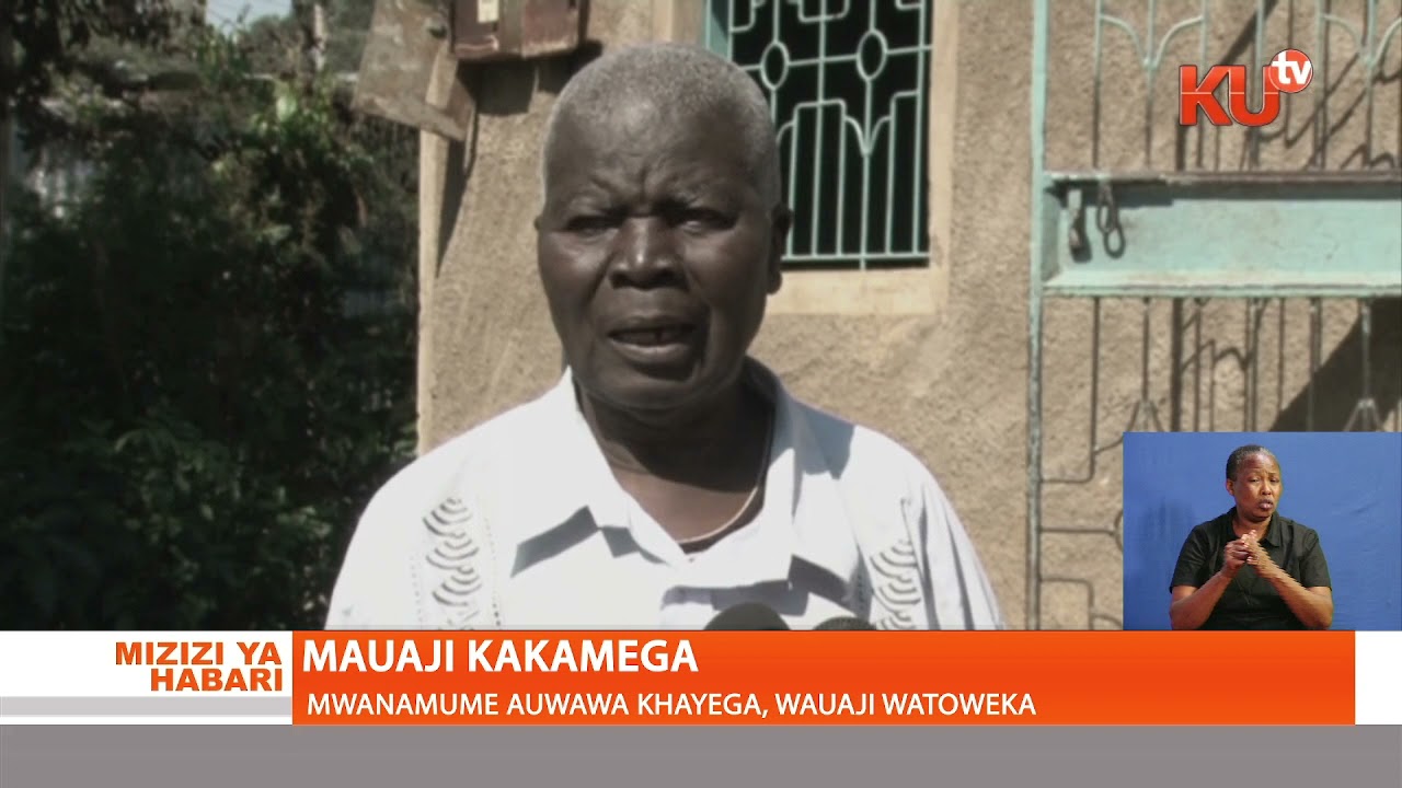 MAUAJI KAKAMEGA : MWANAMUME AUWAWA KHAYEGA, WAUAJI WATOWEKA