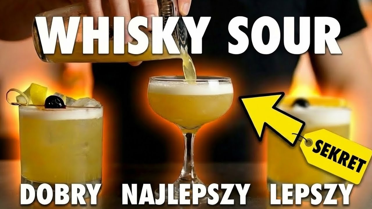 Jak zrobić WHISKY SOUR? Przepis, angostura, proporcje