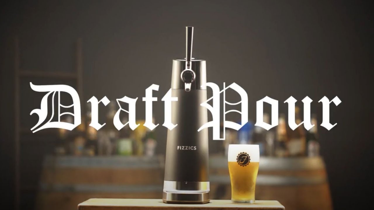 Fizzics DraftPour Beer Dispenser | Fresh From The Tap, Better Beer Anytime - As Seen On Shark Tank!