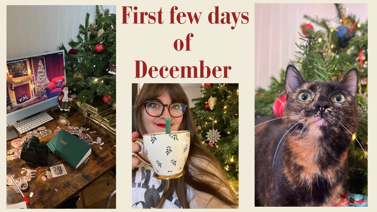 VLOG I Getting ready for Christmas 🎄 - Decorating -  Wrapping gifts - Bullet journaling