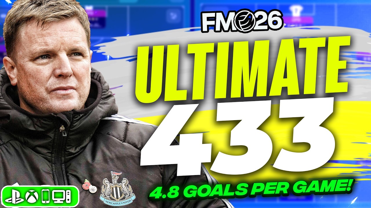 This ULTIMATE 4-3-3 FM26 Tactic Is BROKEN! (4.8GPG) | Best FM26 Tactics