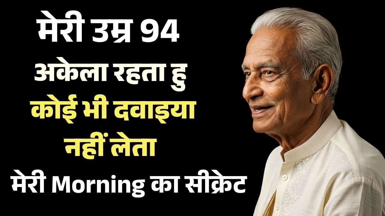 94 की उम्र में अकेले रहते हैं! ये 5 Morning Habits ने मेरी ज़िंदगी बदल दी | Senior Health Secret