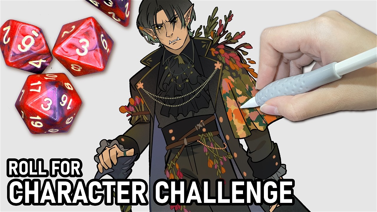 Roll for Character ⭐ - Character Art Design Challenge PART 2